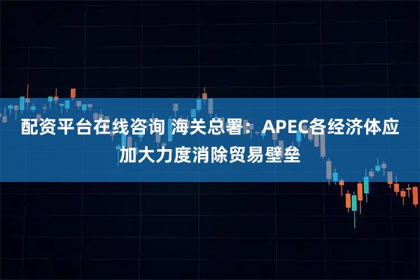 配资平台在线咨询 海关总署：APEC各经济体应加大力度消除贸易壁垒